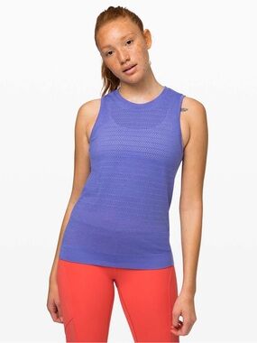 Lululemon Breeze By Muscle Tank size 4 Violet viola
